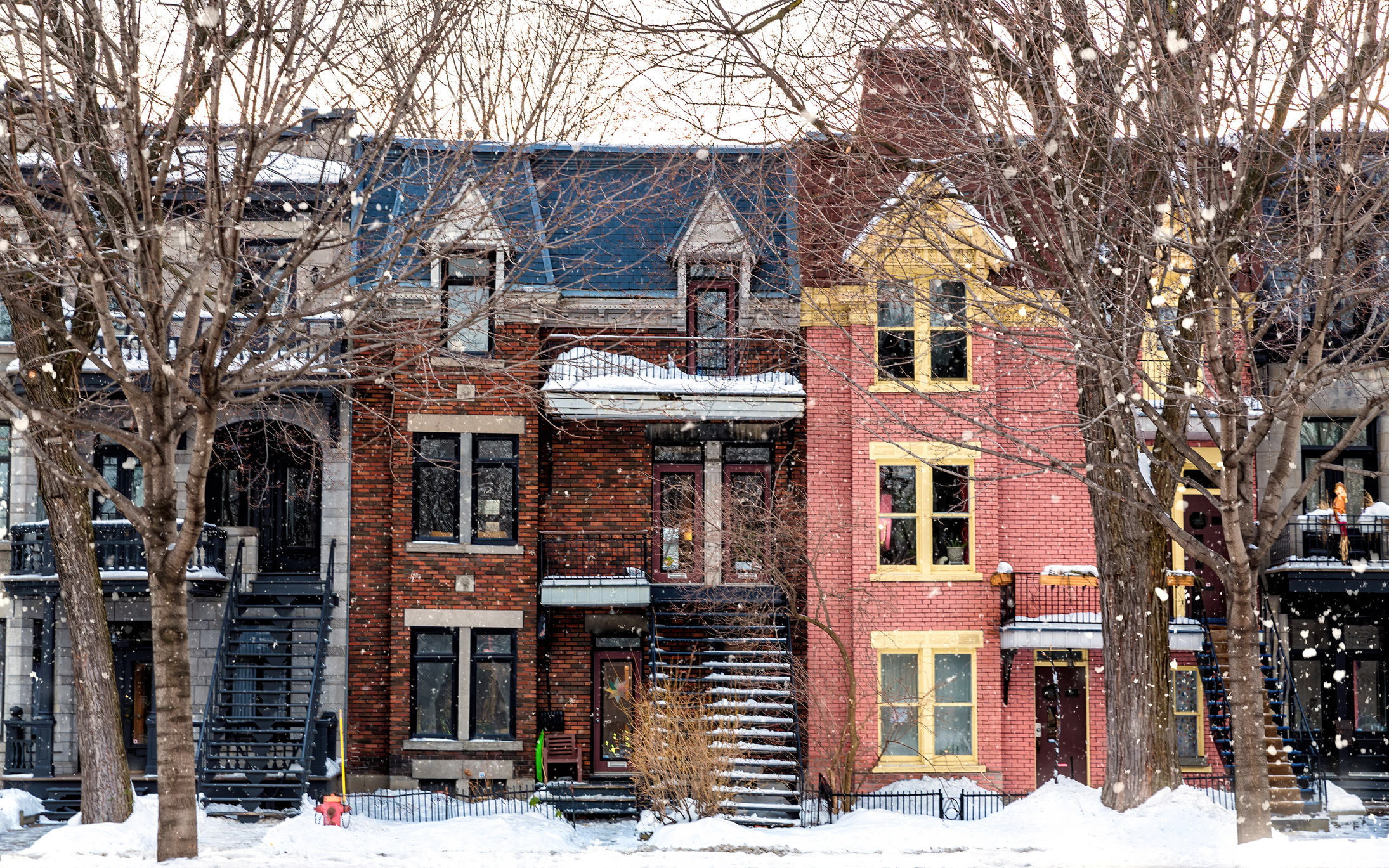 House in winter