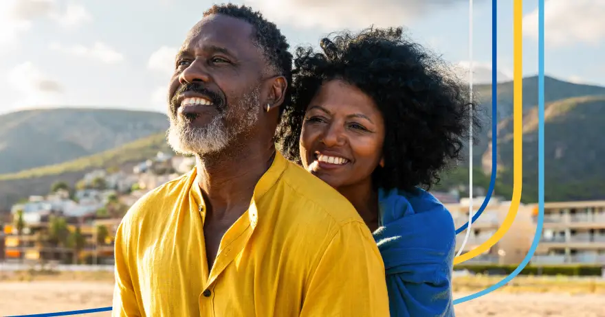 A happy couple protected by personal insurance coverage in Canada